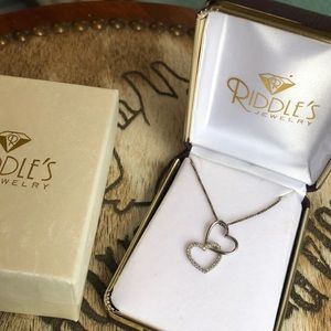 Diamond heart necklace